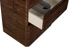 Style Line Мебель для ванной подвесная Атлантика 60, старое дерево, столешница MI01 – фотография-4